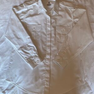 Murphy & Hartelius White Women’s Button down Shirt size 10